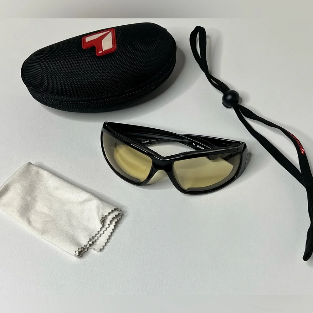 7eye Taku F5705 Black Motorcycle Riding Glasses Accessories Case
